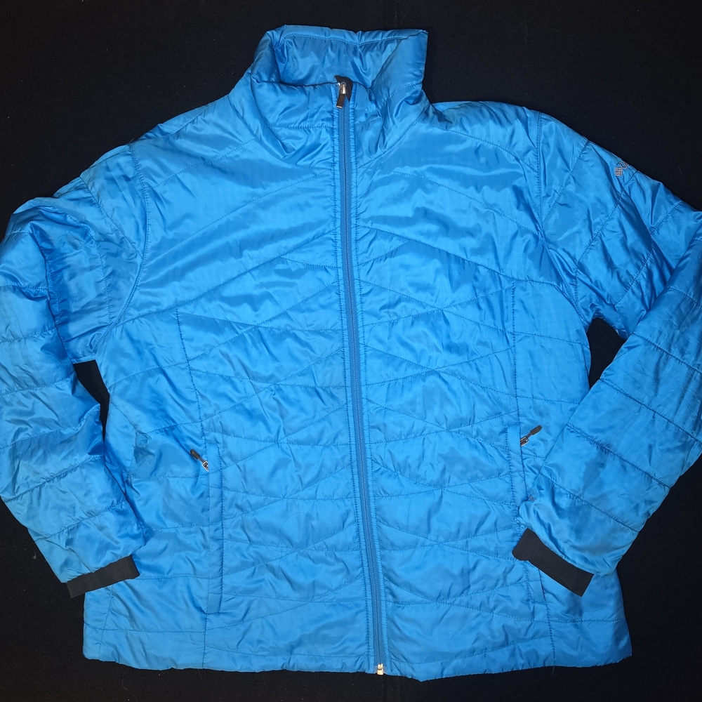 Columbia Jacket Womens 2X‎ Blue Omni-Heat Omni-shield Quilted  Plus Size 2XL